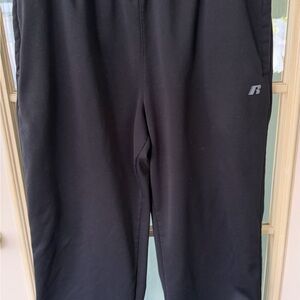 Russell Athletic Black and Blue Logo Detail